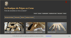 Desktop Screenshot of peignecorne.com